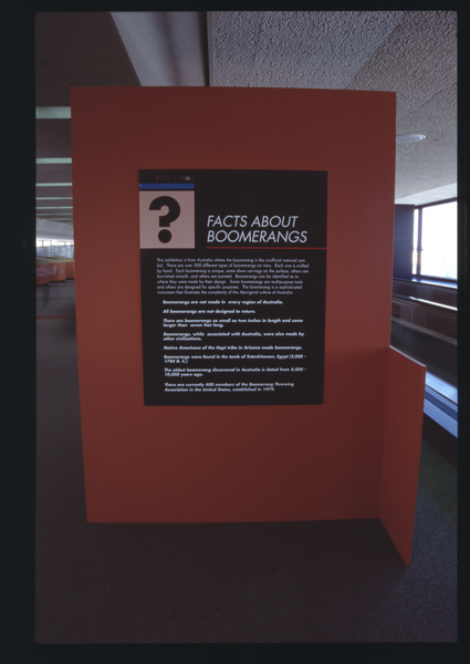 Image: Installation view of "Boomerang"