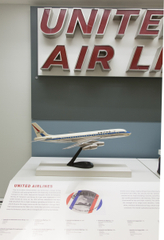 Image: Installation view of "Airline Identity: Marks, Brands and Logos"