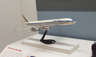 Image: Installation view of "Airline Identity: Marks, Brands and Logos"