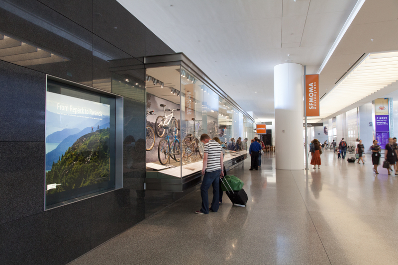 Image: Installation view of "From Repack to Rwanda, The Origins, Evolution and Global Reach of the Mountain Bike"