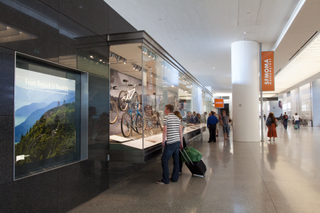 Image: Installation view of "From Repack to Rwanda, The Origins, Evolution and Global Reach of the Mountain Bike"