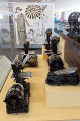 Image: Installation view of "Threading the Needle: Sewing in the Machine Age"