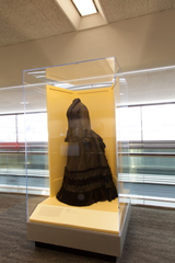 Image: Installation view of "Threading the Needle: Sewing in the Machine Age"