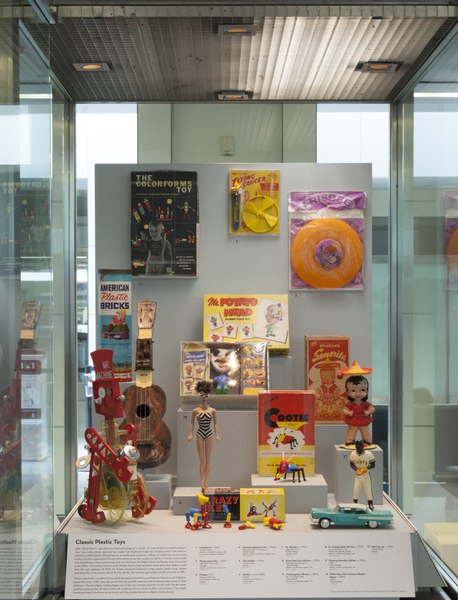 Image: Installation view of "Classic Plastics: 1870s-1970s"