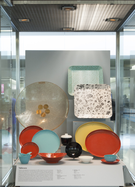 Image: Installation view of "Classic Plastics: 1870s-1970s"