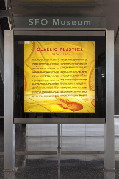 Image: Installation view of "Classic Plastics: 1870s-1970s"