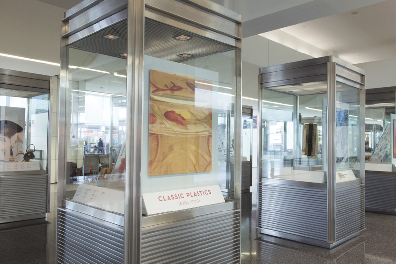 Image: Installation view of "Classic Plastics: 1870s-1970s"
