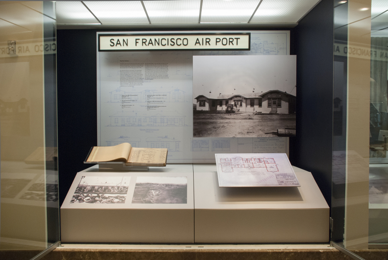 Image: Installation view of "Mills Field Memories: SFO at 80"