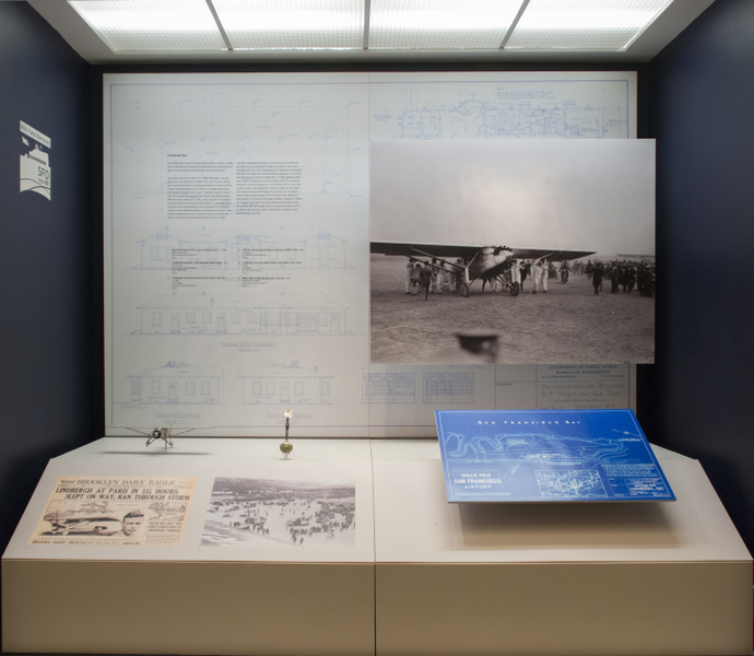 Image: Installation view of "Mills Field Memories: SFO at 80"