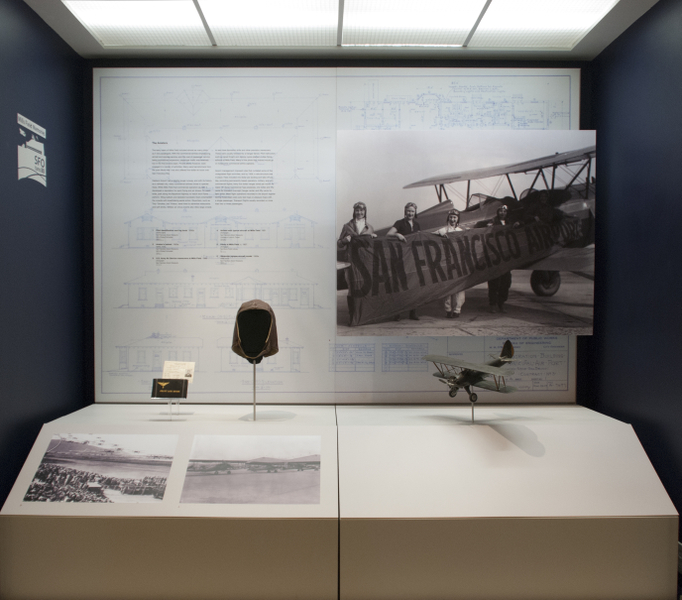 Image: Installation view of "Mills Field Memories: SFO at 80"