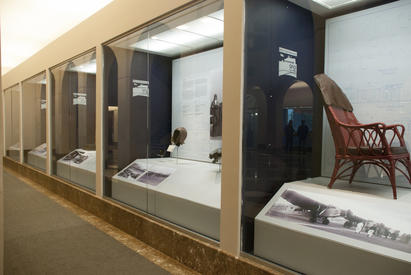 Image: Installation view of "Mills Field Memories: SFO at 80"