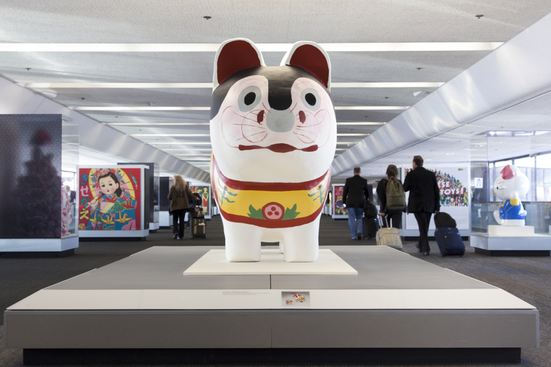 Image: Installation view of "Japanese Toys! From Kokeshi to Kaiju"
