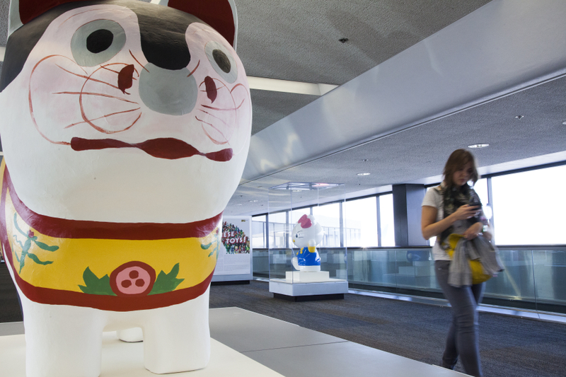 Image: Installation view of "Japanese Toys! From Kokeshi to Kaiju"