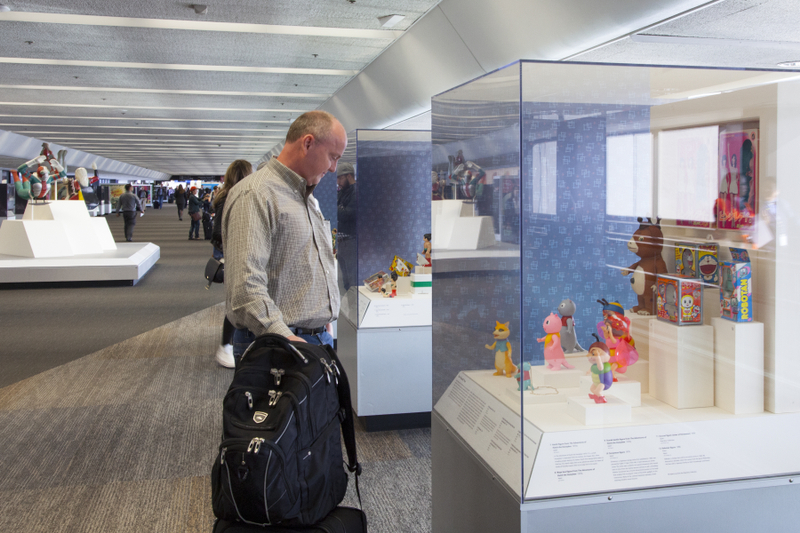 Image: Installation view of "Japanese Toys! From Kokeshi to Kaiju"