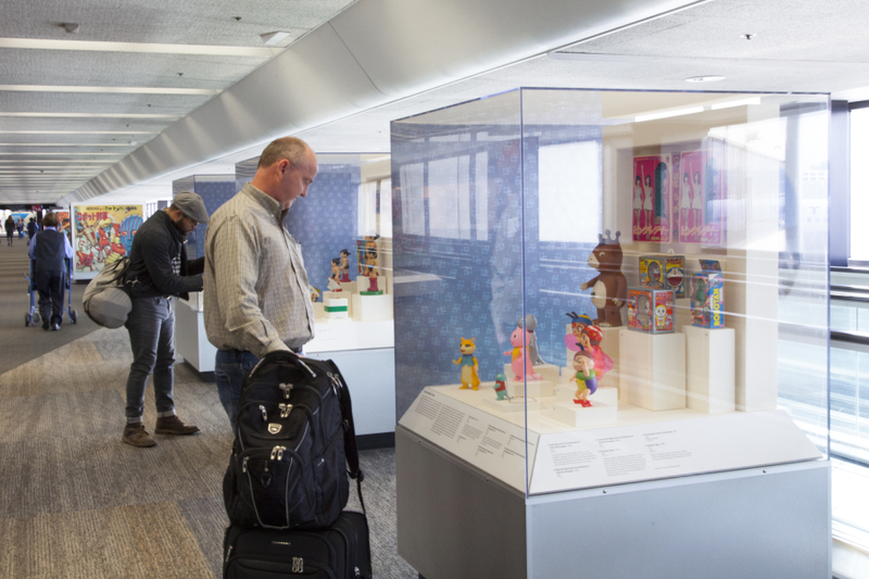 Image: Installation view of "Japanese Toys! From Kokeshi to Kaiju"