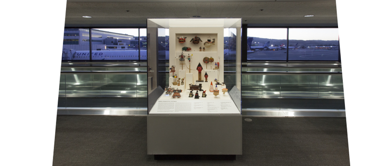 Image: Installation view of "Japanese Toys! From Kokeshi to Kaiju"