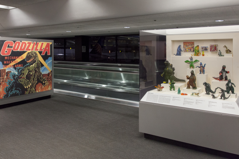 Image: Installation view of "Japanese Toys! From Kokeshi to Kaiju"