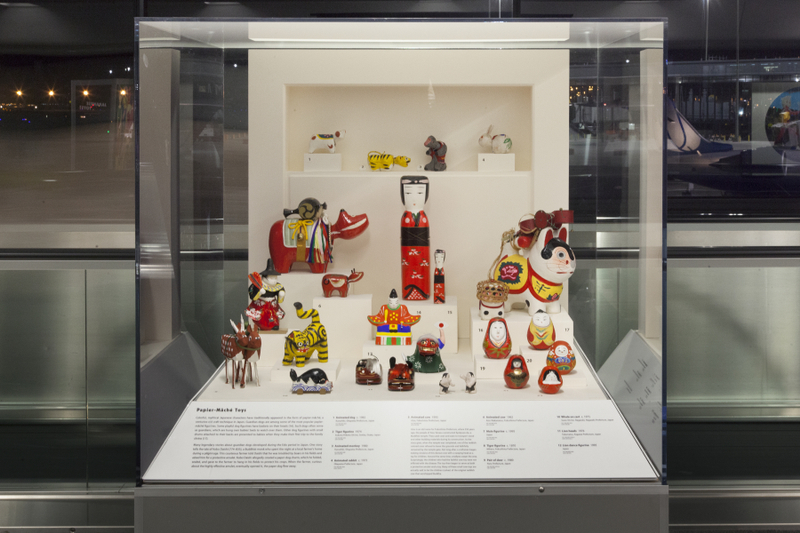 Image: Installation view of "Japanese Toys! From Kokeshi to Kaiju"
