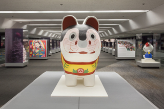 Installation view of "Japanese Toys! From Kokeshi to Kaiju"