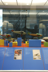 Image: Installation view of "Young Eyes on the Skies: The Golden Age of Aviation Toys"
