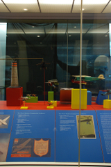 Image: Installation view of "Young Eyes on the Skies: The Golden Age of Aviation Toys"