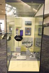 Image: Installation view of "How Freight Flies: A Legacy of Air Cargo Carriers"