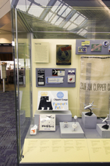 Image: Installation view of "How Freight Flies: A Legacy of Air Cargo Carriers"