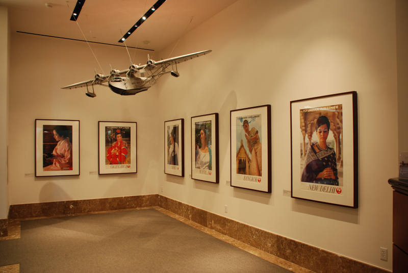 Image: Installation view of "Japan Airlines: Over Fifty-Five Years of Service"