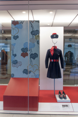 Image: Installation view of "Japan Airlines: Over Fifty-Five Years of Service"