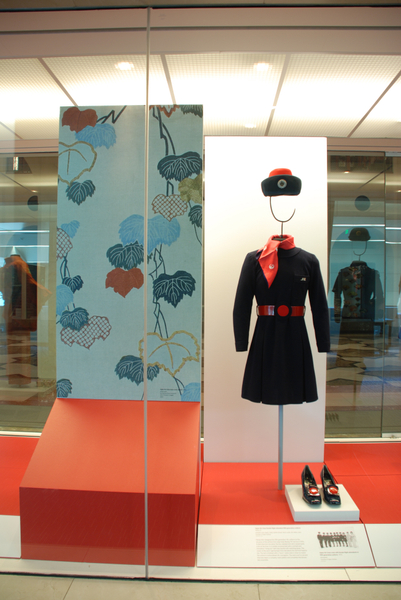Image: Installation view of "Japan Airlines: Over Fifty-Five Years of Service"