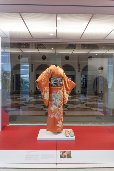 Image: Installation view of "Japan Airlines: Over Fifty-Five Years of Service"