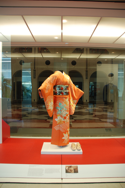 Image: Installation view of "Japan Airlines: Over Fifty-Five Years of Service"