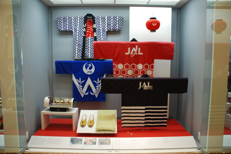 Image: Installation view of "Japan Airlines: Over Fifty-Five Years of Service"