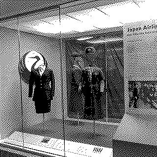 Installation view of "Japan Airlines: Over Fifty-Five Years of Service"
