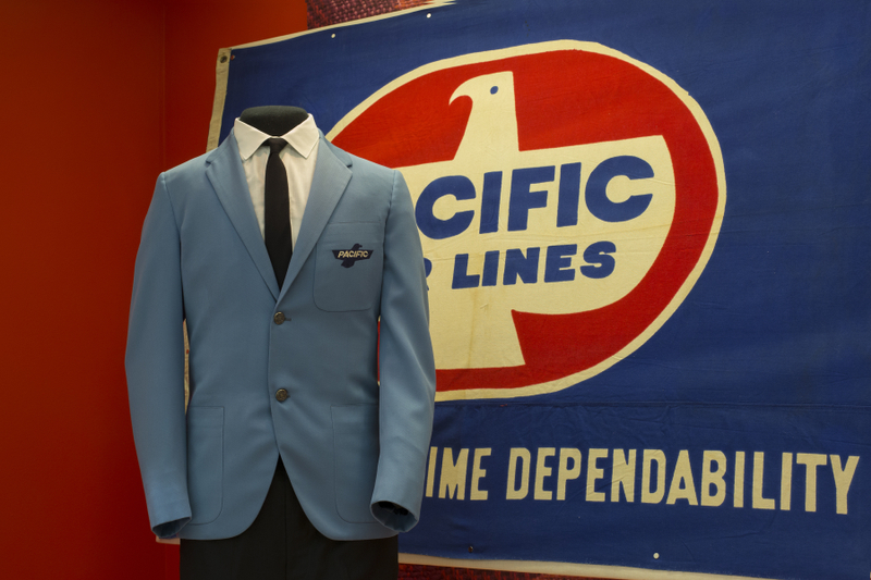 Image: Installation view of "Catch Our Style: California Regional Airlines"