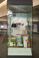 Image: Installation view of "Baseball by the Bay: San Francisco, Oakland, and the National Pastime"