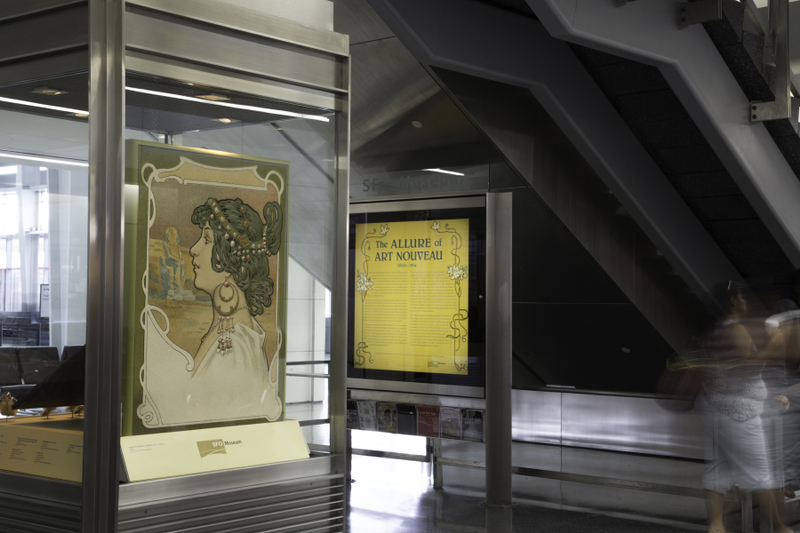 Image: Installation view of "The Allure of Art Nouveau:1890-1914"