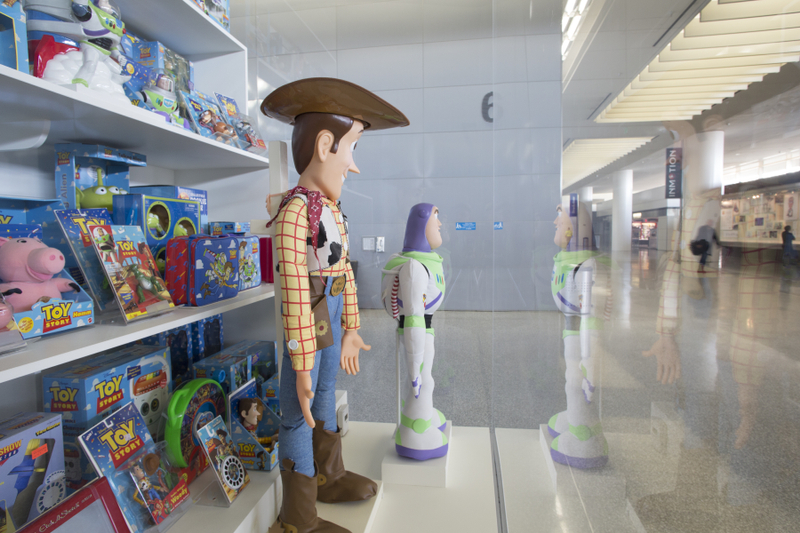 Image: Installation view of "Pixar’s Toy Story"