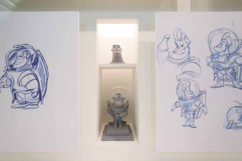 Image: Installation view of "Pixar’s Toy Story"
