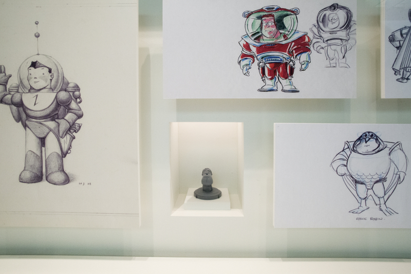 Image: Installation view of "Pixar’s Toy Story"