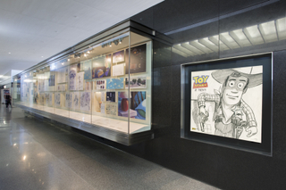 Image: Installation view of "Pixar’s Toy Story"