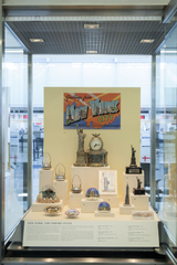 Image: Installation view of "Souvenirs: Tokens of Travel"