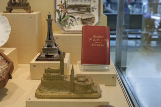 Image: Installation view of "Souvenirs: Tokens of Travel"