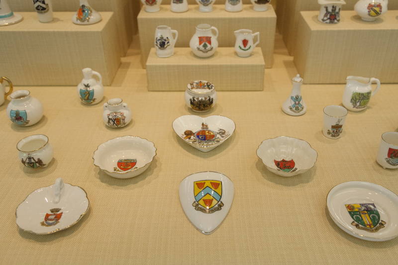 Image: Installation view of "Souvenirs: Tokens of Travel"