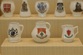 Image: Installation view of "Souvenirs: Tokens of Travel"