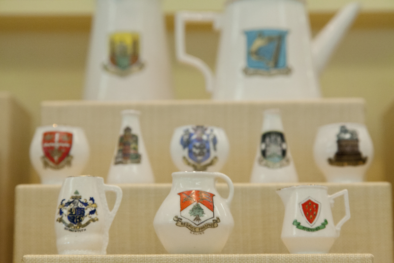 Image: Installation view of "Souvenirs: Tokens of Travel"