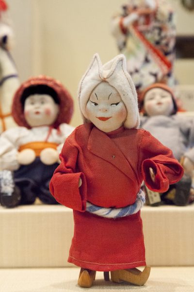 Image: Installation view of "Souvenirs: Tokens of Travel"