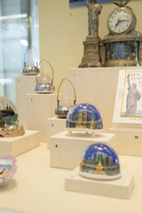 Image: Installation view of "Souvenirs: Tokens of Travel"