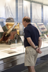 Image: Installation view of "America’s Cup, Sailing for International Sport’s Greatest Trophy 1851-1937"