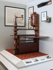 Image: Installation view of "America’s Cup, Sailing for International Sport’s Greatest Trophy 1851-1937"